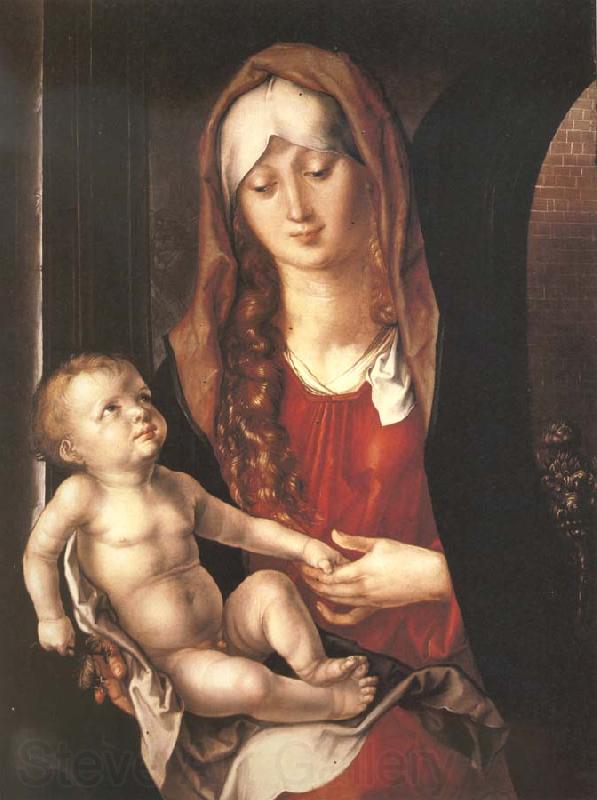 Albrecht Durer The Virgin before an archway Spain oil painting art